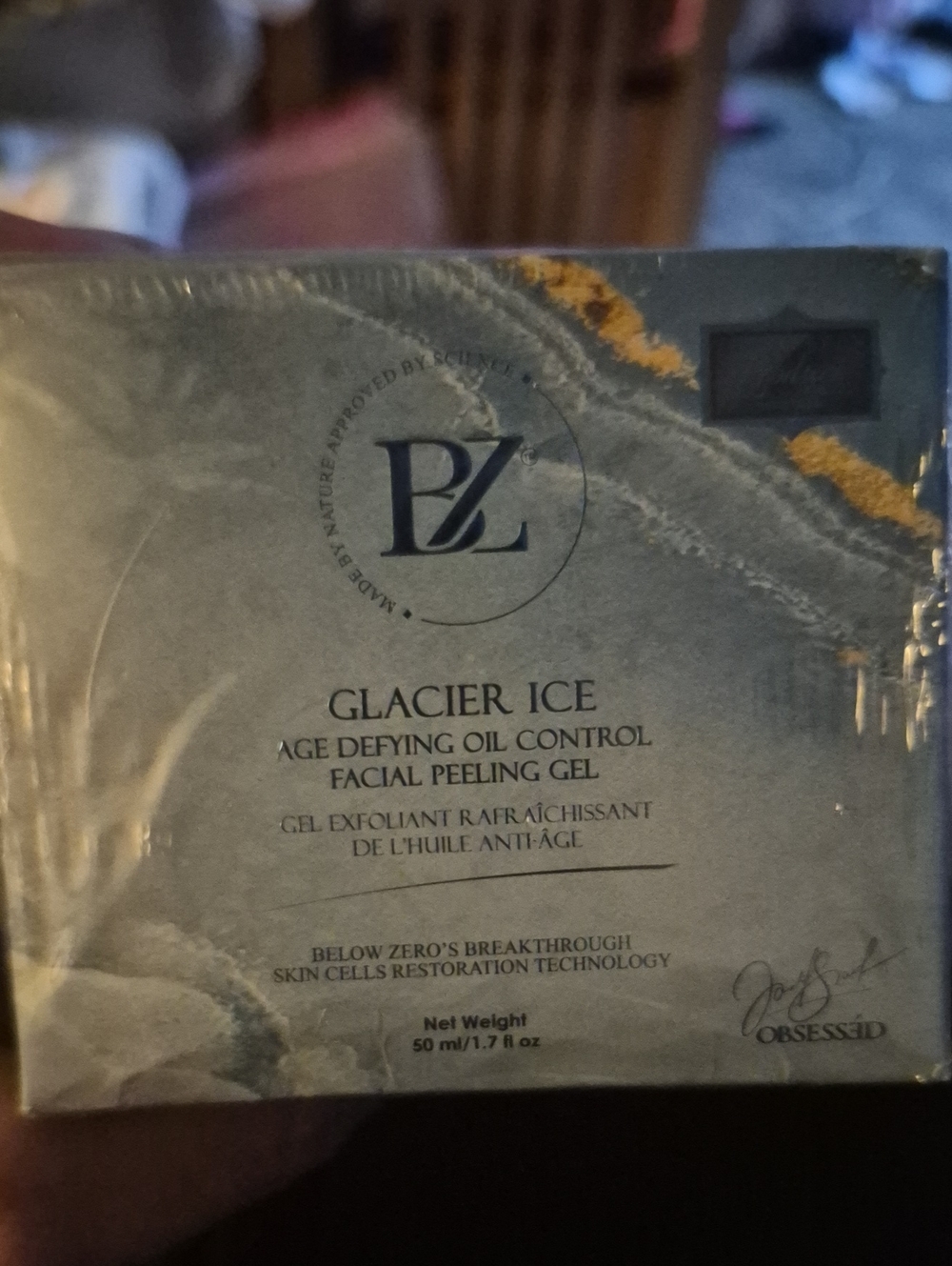Below Zero Glacier Ice Age Defying Oil Control Facial Peeling Gel - Silver